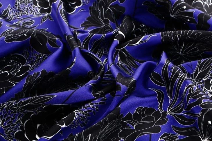 silk crepe satin fabric(001)